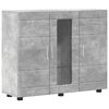 vidaXL Puidust kapp Betoonhall 88,5 x 30,5 x 73 cm Tehispuit