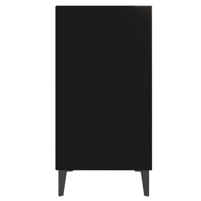 vidaXL puhvetkapp, must, 57x35x70 cm, puitlaastplaat