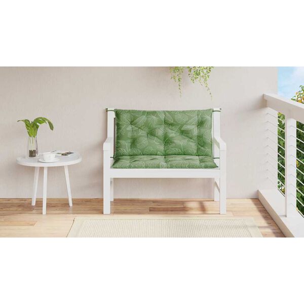 vidaXL aiapingi istmepadjad 2 tk, lehemuster, 100 x 50 x 7 cm, kangas