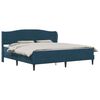 vidaXL Voodi raam peaga Sinine 180 x 200 cm Samet