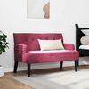vidaXL Chesterfieldi pink Veinpunane 112 x 65,5 x 75 cm Samet