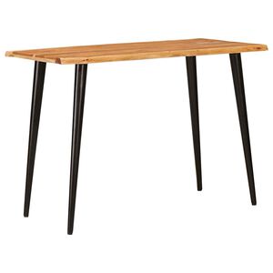 vidaXL S&ouml;&ouml;gilauad Pruun ja must 110 x 55 x 78 cm Tugev mango puu