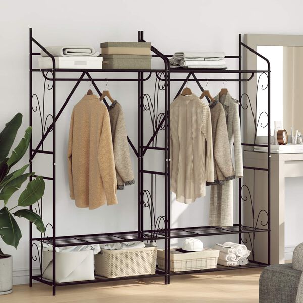 vidaXL Ava Riidekapp &Uuml;ksv&auml;rviline 2 pcs 78 x 36 x 158 cm