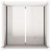 vidaXL aia taimekast, valge, 70 x 70 x 70 cm, männipuit