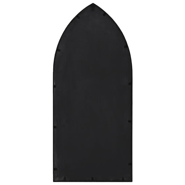 vidaXL peegel, must, 100x45 cm, raud, toas kasutamiseks