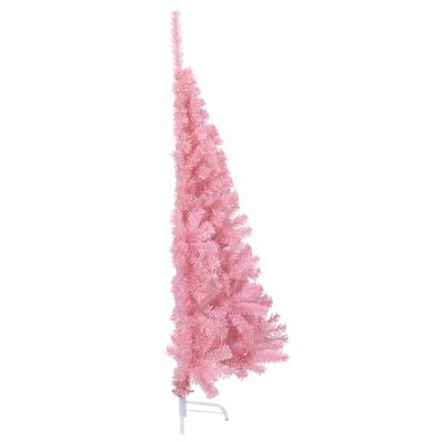 vidaXL poolik kunstkuusk alusega, roosa, 120 cm, PVC