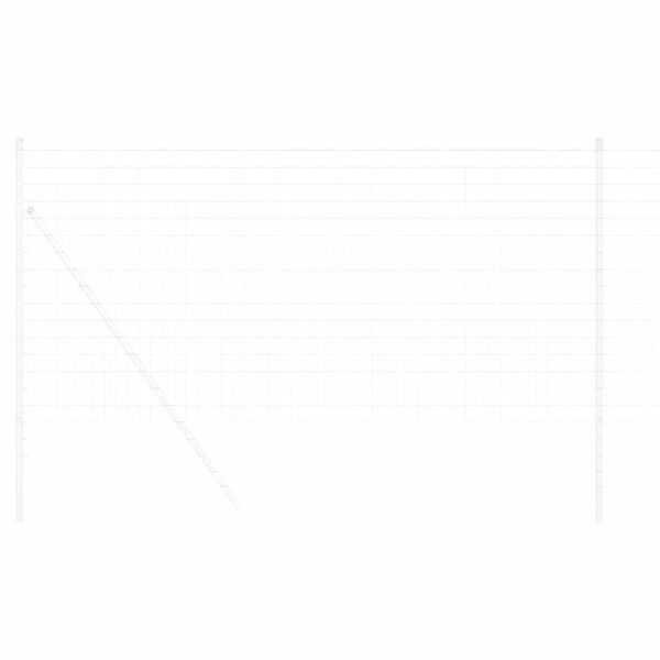 vidaXL Euroopa aed Hõbedane 1.2 x 10 m Kuumtsinkitud raud