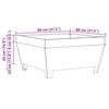 vidaXL L&otilde;kkekoht Pruun 80 x 80 x 43 cm terase t&uuml;&uuml;p