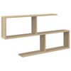 vidaXL Seinariiul Sonoma tamm 100 x 12 x 50,5 cm Tehispuit