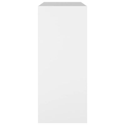 vidaXL raamaturiiul/ruumijagaja, valge, 80x30x72 cm