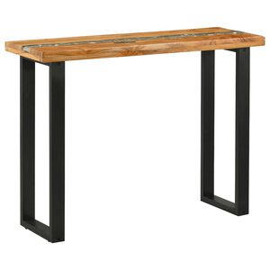 vidaXL Konsoollaud Pruun 100 x 35 x 75 cm Tugev teakpuit