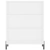 vidaXL kõrge kapp, valge, 69,5 x 34 x 180 cm, tehispuit