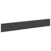 vidaXL Murupiire 10 tk 100 x 15 cm Teras Must