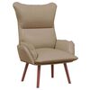 vidaXL Tugitool Cappuccino 69 x 74 x 93 cm Kunstnahk