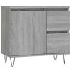 vidaXL vannitoakapp, hall Sonoma tamm, 65 x 33 x 60 cm, tehispuit