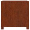 vidaXL jalgadega taimekastid, 2 tk, rooste, 50x50x50 cm, Corten teras