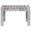 vidaXL Foosball laud BetoonHall 125 x 60,5 x 80 cm Tehispuit