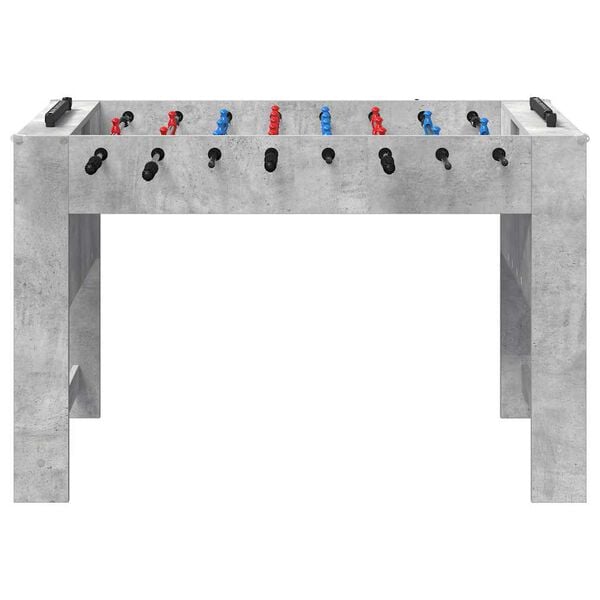 vidaXL Foosball laud BetoonHall 125 x 60,5 x 80 cm Tehispuit