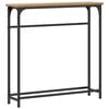 vidaXL Konsoollaud K&auml;sit&ouml;&ouml;puu 75 x 19,5 x 75 cm Tehispuit