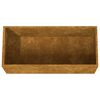 vidaXL taimekast, 62x30x29 cm, Corten teras