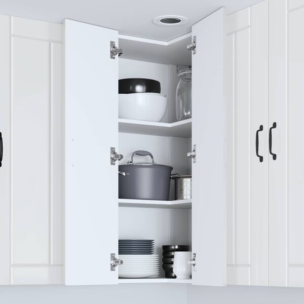 vidaXL K&ouml;&ouml;gikapp Kergelt l&auml;ikiv valge 57 x 57 x 100 cm Tehispuit