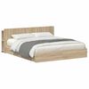 vidaXL Voodiraam ladustamisega Sonoma tamm 180 x 200 cm Tehispuit