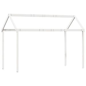 vidaXL lastevoodi katus, valge, 217 x 95,5 x 159 cm, m&auml;nnipuit