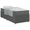 vidaXL Voodi raam madratsiga Tumehall 90 x 200 cm kangas