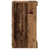 vidaXL LED Kummuti Vana puit 41 x 37 x 67 cm Tehispuit