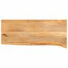 vidaXL lauaplaat, naturaalse servaga, 80x20x3,8 cm, mangopuit
