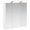 vidaXL Vannitoa peeglikapp Valge 70 x 14,5 x 70 cm Tehispuit