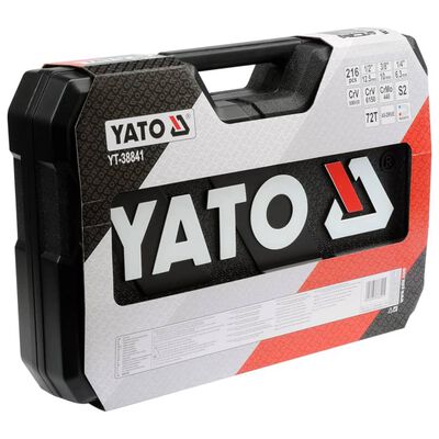 YATO 216-osaline vahetatavate padrunvõtmete komplekt, YT-38841