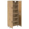 vidaXL K&otilde;rgushein 2 pcs K&auml;sit&ouml;&ouml;puu 69,5 x 34 x 180 cm Tehispuit