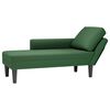 vidaXL Chaise Lounge padja tumedaroheline velvetist kangaga