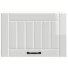 vidaXL köögi seinakapp Lucca, kõrgläikega valge, tehispuit