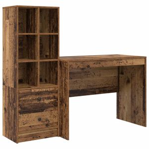 vidaXL Laud Vana puit 145.5 x 50 x 127 cm 2 tk