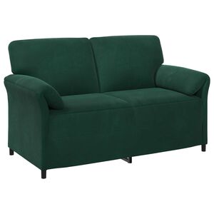 vidaXL 2-kohaline diivan Tumeroheline 158 x 83 x 95 cm Samet