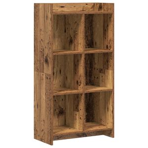 vidaXL Raamatukapp Vana puit 59 x 30 x 111 cm Tehispuit