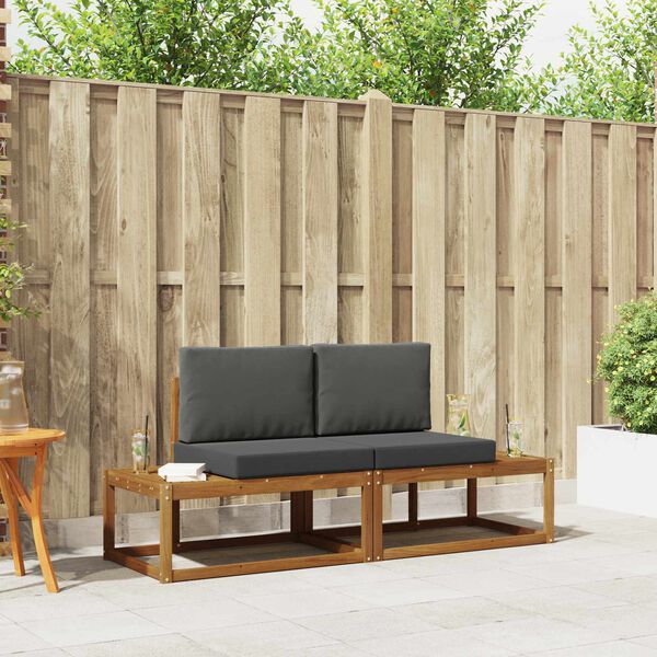 vidaXL V&auml;li diivanikomplekt padjaga 2 pcs Neutraalne