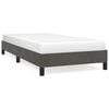 vidaXL Voodiraam ilma Madratsita helehall, 90x190 cm samet