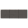 vidaXL seinapaneelid 12 tk, tumehall, 90 x 30 cm, kangas, 3,24 m&sup2;