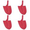 vidaXL Labida pea 4 tk Punane 39,5 x 27,5 cm Pulberv&auml;rvitud teras