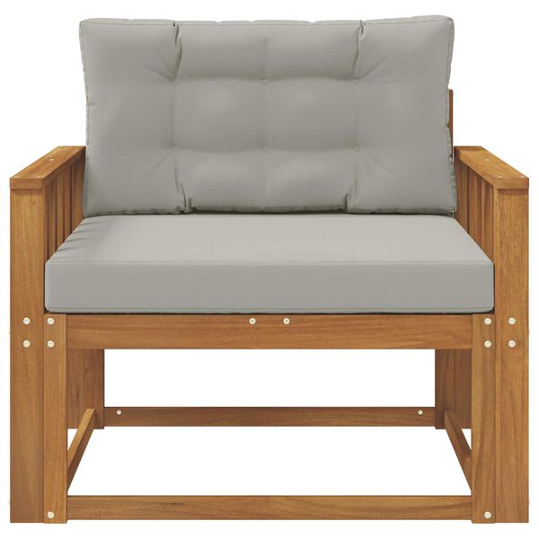 vidaXL V&auml;ljas Keskmine Diivan Tugev akatsiapuu Neutraalne