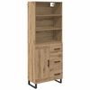 vidaXL K&otilde;rgushein 2 pcs K&auml;sit&ouml;&ouml;puu 69,5 x 34 x 180 cm Tehispuit