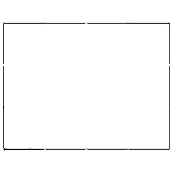 vidaXL koeraaedik, teras, 11,06 m²