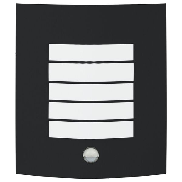 vidaXL Välisseina Lambid 2 pcs Must 23.5 x 10.5 x 26 cm