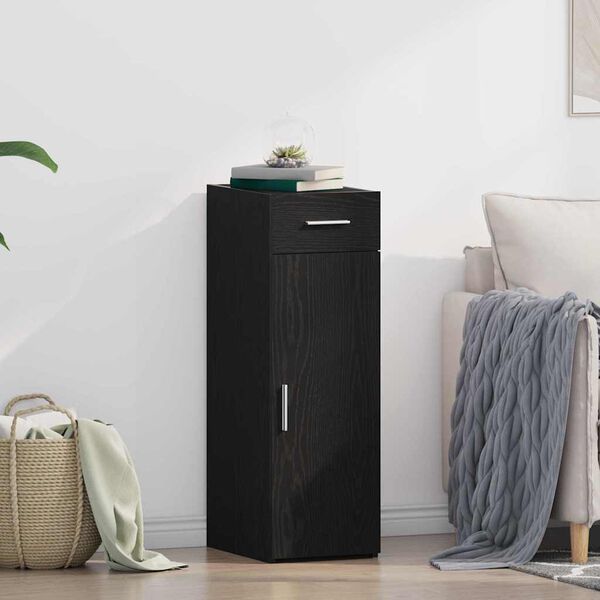 vidaXL K&otilde;ide sahtliga Must tamm 30 x 42,5 x 93 cm