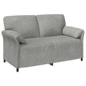 vidaXL 2-kohaline diivan Helehall 158 x 83 x 95 cm Samet