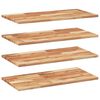 vidaXL ujuvad riiulid 4 tk, 100 x 40 x 2 cm, &otilde;liviimistlusega t&auml;ispuit, akaatsia