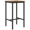 vidaXL Baarilaud 52 x 52 x 110 cm Tehispuit Vana puit Ristk&uuml;lik